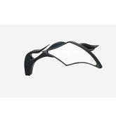 Custom Chrome Black Rear-View Mirrors Flame Stem Fit For Harley